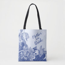 Moeder van de Bride Exotic Blue Lotus Floral