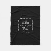 Moeder van de Bride Fleece Deken (Voorkant)