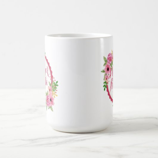 Moeder van de Bride Floral Wedding Classic Mok (Center)