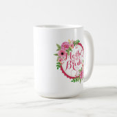 Moeder van de Bride Floral Wedding Classic Mok (Voorkant rechts)