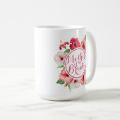 Moeder van de Bride Floral Wedding Classic Mok (Voorkant rechts)