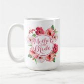 Moeder van de Bride Floral Wedding Classic Mok (Links)