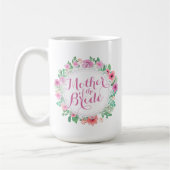 Moeder van de Bride Floral Wedding Classic Mok (Links)