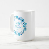 Moeder van de Bride Floral Wedding Classic Mok (Voorkant links)