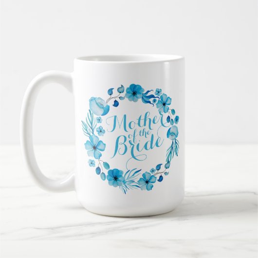 Moeder van de Bride Floral Wedding Classic Mok (Links)