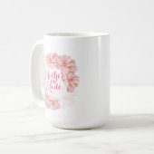 Moeder van de Bride Floral Wedding Classic Mok (Voorkant links)