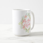 Moeder van de Bride Floral Wedding Classic Mok (Voorkant rechts)
