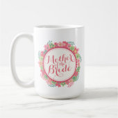 Moeder van de Bride Floral Wedding Classic Mok (Links)