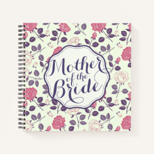Moeder van de Bride Floral Wedding Guestbook Notitieboek