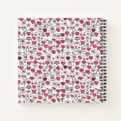 Moeder van de Bride Floral Wedding Guestbook Notitieboek (Achterkant)