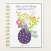 Moeder van de Bride Flower Bouquet Planner (Voorkant)