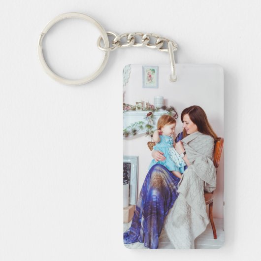 Moeder van de Bride Foto Sleutelhanger (Voorkant)