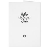 Moeder van de Bride - Funny Rehearsal Dinner (Achterkant)