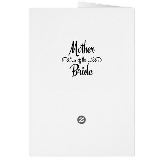 Moeder van de Bride - Funny Rehearsal Dinner (Achterkant)