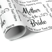 Moeder van de Bride - Funny Rehearsal Dinner Cadeaupapier (Rol Hoek)