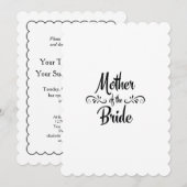 Moeder van de Bride - Funny Rehearsal Dinner Kaart (Voorkant / Achterkant)