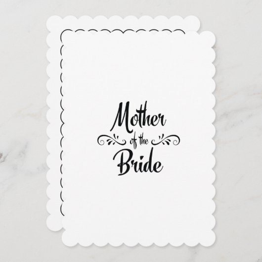 Moeder van de Bride - Funny Rehearsal Dinner Kaart (Voorkant / Achterkant)