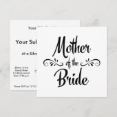 Moeder van de Bride - Funny Rehearsal Dinner Kaart (Voorkant / Achterkant)