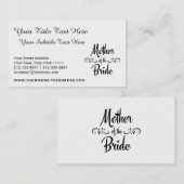 Moeder van de Bride - Funny Rehearsal Dinner Visitekaartje (Voorkant / Achterkant)