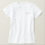 Moeder van de Bride Geborduurd Dames Poloshirt<br><div class="desc">Geborduurde Moeder van het Bruid T-shirt</div>