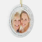 Moeder van de Bride Gift voor uw dochter Keramisch Ornament (Rechts)