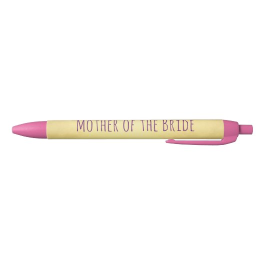 Moeder van de Bride Gold en Roze Zwarte Inkt Pen (Bodem)