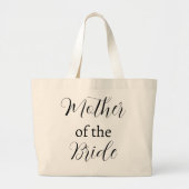Moeder van de Bride Grote Tote Bag (Voorkant)