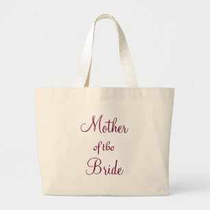 Moeder van de Bride Grote Tote Bag