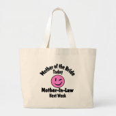 Moeder van de Bride Grote Tote Bag (Voorkant)