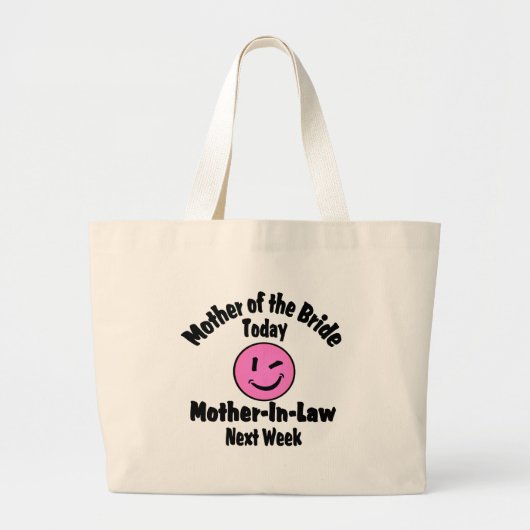 Moeder van de Bride Grote Tote Bag (Voorkant)