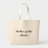 Moeder van de Bride Grote Tote Bag (Voorkant)