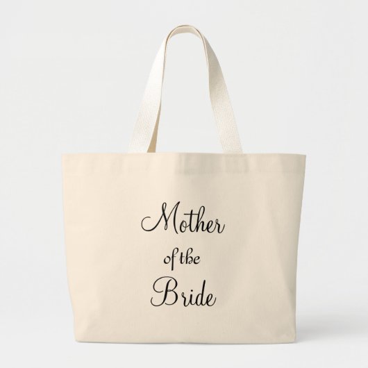 Moeder van de Bride Grote Tote Bag (Voorkant)