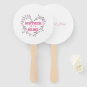 Moeder van de Bride Handwaaier (Voorkant en achterkant)