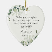 Moeder van de Bride Keepomwille Keramisch Ornament (Rechts)