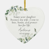 Moeder van de Bride Keepomwille Keramisch Ornament (Voorkant)