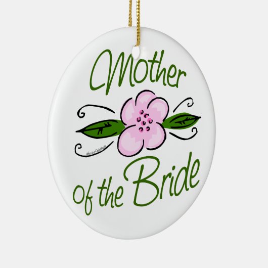 Moeder van de Bride Keramisch Ornament (Rechts)