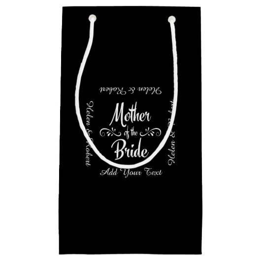 Moeder van de Bride Klein Cadeauzakje (Voorkant)