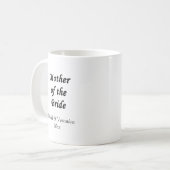 Moeder van de Bride Koffiemok (Voorkant links)