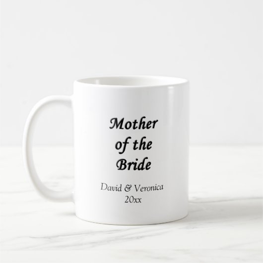 Moeder van de Bride Koffiemok (Links)