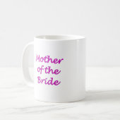 Moeder van de Bride Koffiemok (Voorkant links)