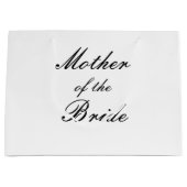 Moeder van de Bride Large Gift Bag Groot Cadeauzakje (Voorkant)