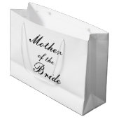 Moeder van de Bride Large Gift Bag Groot Cadeauzakje (Voorkant Gekanteld)