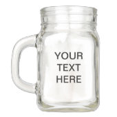 Moeder van de Bride Mason Jar Cup (Achterkant)