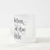 Moeder van de Bride Matglas Koffiemok (Voorkant links)