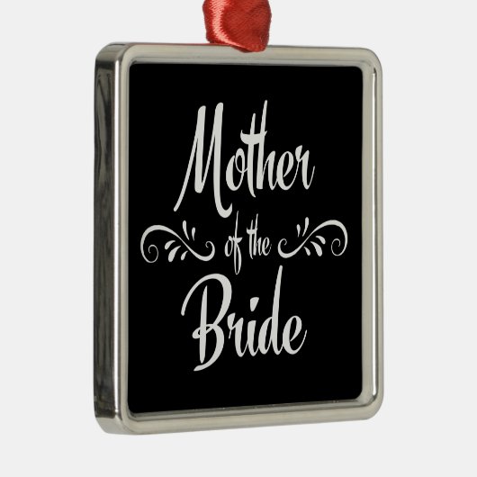 Moeder van de Bride Metalen Ornament (Rechts)