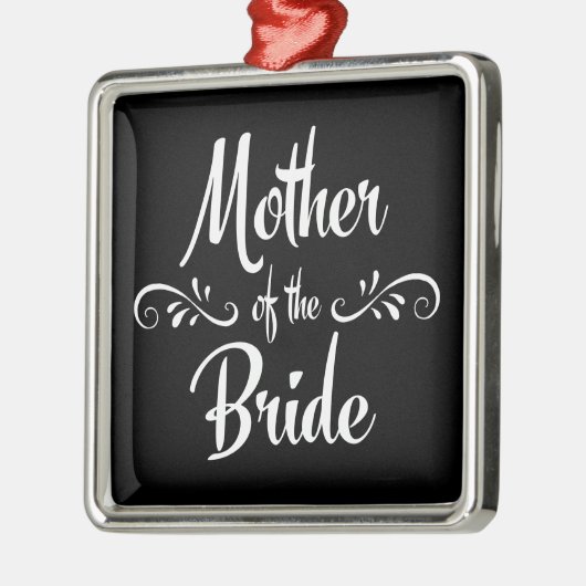 Moeder van de Bride Metalen Ornament (Links)