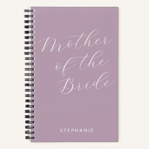 Moeder van de Bride-minimalist - Gepersonaliseerd  Notitieboek