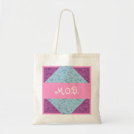 Moeder van de Bride MOB Custom Modern Wedding Tote Bag