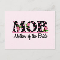 Moeder van de Bride (MOD) Tulip Lettering