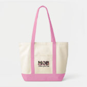 Moeder van de Bride (MOD) Tulip Lettering Tote Bag (Voorkant)